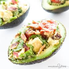 Blt Stuffed Avocado Paleo Low Carb Recipe Lunch With Avocado Bacon Grape Paleo Recipes Snacks Avocado Recipes Paleo Snacks