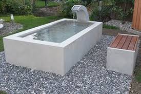 Brunnen Wasserbecken Garten Brunnen Garten Garten Beton