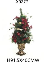 There are 357335 trees flowers for sale on etsy, and they cost $31.92 on average. Hot Sale Top Quality Artificial Christmas Simulation Pine Trees With Poinsettia Flowers For Xmas Decoration China Christmas Tree And Artificial Christmas Tree Price Made In China Com