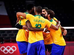 A seleção brasileira masculina de vôlei derrotou a eslovênia por 3 sets a 2 (parciais de 15/25, 25/22, 19/25, 25. Fyptlq2z5zatlm