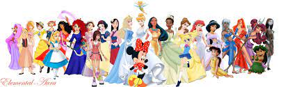 Disney Princess Photo: Disney Princess and Entourage | Disney cartoon  characters, Disney cartoons, Real disney princesses