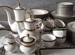 Buy Very Elegant Porcelain Seltmann Weiden Bavaria Germany annabell  Tablewarecoffee Set, Gold-green Decor, Suitable as Christmas Tableware  Online in India - Etsy