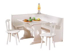 Linon white gray top breakfast nook dining set corner booth bench kitchen table 3piece. Union Rustic Wamsutter 4 Person Pine Solid Wood Breakfast Nook Dining Set Reviews Wayfair Co Uk