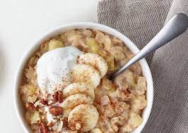 Tia Mowry S Banana Bread Oatmeal Is The Non Basic Answer To A Better Breakfast Recipe Oatmeal Recipes Oats Recipes Oatmeal