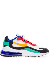 Nike Men S Air Max 270 React Low Top Sneakers In Blue Modesens Nike Lifestyle Shoes Nike Air Max Sneakers Nike Air Max