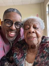 Happy 100th Birthday Cousin Maxine! What an amazing celebration today and  cheers to the family for such a beautiful event.