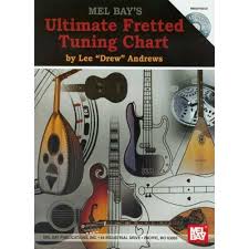 mel bay drew andrews lee ultimate fretted tuning chart cd fretted