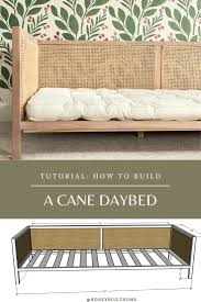 Diy Cane Daybed Cb2 Dupe Honey Built Home Diy Daybed Daybed Bedding Home Decor