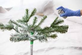 How To Spray Paint Your Christmas Tree 5 Minutes For Mom