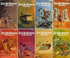 Vintage Paperbacks John Carter Of Mars Edgar Rice Burroughs Sci Fi Books