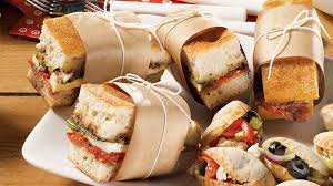 Enjoy An Italian Style Sandwich With This Quick And Easy Recipe That Combines Salami Prosciutto Mozzarina And Grilled Pepp Focaccia Sandwiches Focaccia Bread