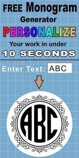 Use the joojoobs free monogram maker to generate your own monogram in a. Online Monogram Maker Download In Svg Format Monogram Generator Monogram Maker Cricut Monogram