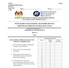 Mrsm (maktab rendah sains mara), kelantan (yik) (yayasan islam kelantan), : Kertas Soalan Matematik Tambahan Spm 2015 Rasmi Sub