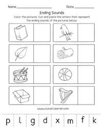Free printable handwriting worksheets kindergarten letter tracing. Ending Sounds Worksheets And Printables For Preschool And Kindergarten Kids