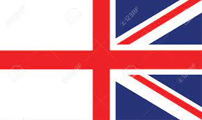 Sint joris is de beschermengel van engeland, omdat hij volgens de mythes een draak. Half Uk And England Flag Royalty Free Cliparts Vectors And Stock Illustration Image 25834389