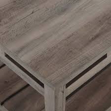 10 best farmhouse coffee tables of april 2021. 3 Piece Farmhouse Square Coffee Table And Side Tables Grey Wash By Walker Edison