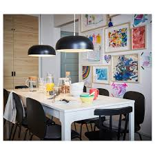 Makes it possible to adjust the table size according to need. Buy Ekedalen Extendable Table White Online Uae Ikea