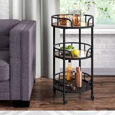 Thus far i have used the ellipse tool and tried using the new layer > subtract front shape method but i am left with something closer to a crescent shape. Round Bar Carts You Ll Love In 2021 Wayfair
