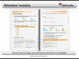 Merely said, the libro de matematicas 1 de secundaria santillana is universally compatible with any devices to read. Matematica Secundaria Youtube