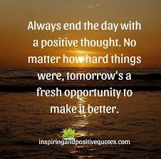 day with a positive thought. No matter ...