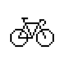 Pixel Bike Tattly Pixel Art Hama Beads