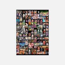 Fabriquer un pèle mèle photos. Cadre Photo Pele Mele Personnalise Tetrix 50 X 70 Cm