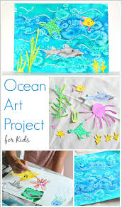 You can use the slime with your other ocean art activities for added fun! Cool Ocean Art Project For Kids Using Salt And Watercolor Paint Buggy And Buddy