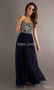 This Is The Perfect Dress For An Air Force Ball Strapless Prom Dresses Prom Dresses Blue Navy Blue Prom Dresses