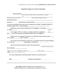 Model de cerere obtinere credite, cerere pentru card, cerere leasing. Fillable Online Isjiasi Cerere De Renscriere La Examenul Pentru Obinerea Gradului Isjiasi Fax Email Print Pdffiller
