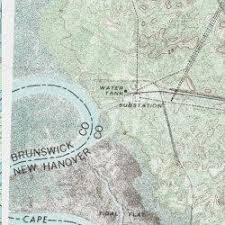 With 32 square miles of water surface and more than 500 miles of shoreline, it is a lake of many inlets, shaded with thick foliage. Lake Sutton New Hanover County North Carolina Reservoir Castle Hayne Usgs Topographic Map By Mytopo
