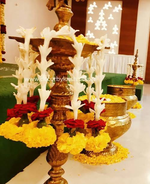 Book a Inauguration Lamp On Rent | Brass Diya Stand Lamp