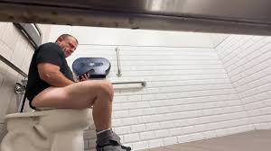 HOT HUNG Dad Jerks Off in Gym Stall | Spy + CUMSHOT - ThisVid.com