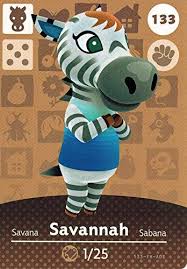 Nintendo Animal Crossing Happy Home Designer Amiibo Card Savannah 133 200 Usa Version Animal Crossing Amiibo Cards Animal Crossing Villagers Animal Crossing