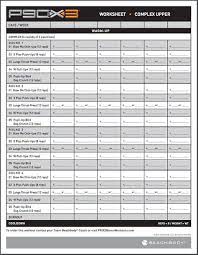 Pin On P90x3 Workout Program