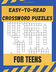 Nothing passes the time quite as well as a challenging, yet still fun, puzzle. Easy To Read Crossword Puzzles For Teens 60 Large Print Easy To Read Cross Word Puzzles With Solutions For Adults Teens And Seniors Crossword Maria 9798642361429 Amazon Com Books