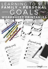 Goal Setting Worksheet Printables Easy Idea Somewhat Simple Goal Setting Worksheet Printables Goals Printable Goal Setting Worksheet