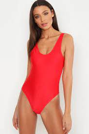 Tall Basic Scoop Swimsuit Boohoo Stylish Swimwear Swimwear Fashion Swimsuits