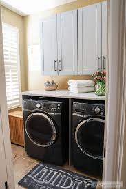 Beautiful Laundry Room Makeover With The Home Depot Laundry Room Makeover Stylish Laundry Room Laundry Room Cabinets