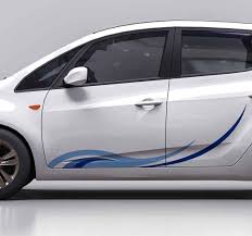 Choose from 1300+ car stickers graphic resources and download in the form of png, eps, ai or psd. Wave Car Illustration Car Sticker Tenstickers