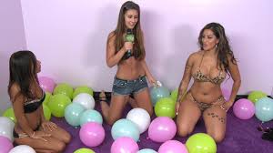 Challenge girls to pop some balloons - Faperoni Porn Videos