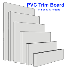 Azek beadboard reversible white pvc trim 1/2″ x 6″ x 18′. Pvc Trimboard I Elite Trimworks