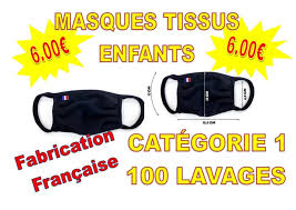 Nos masques de catégorie 1 sont reconnus grand public par le ministère de l'economie et des finances. Masques Tissus Championnet Medical