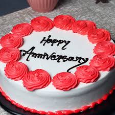 An anniversary is the date on which an event took place or an institution was founded in a previous year, and may also refer to the commemoration or celebration of that event. Order Swirly Anniversary Love Cake Online Price Rs 699 Floweraura