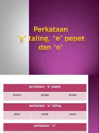 Check spelling or type a new query. Perkataan E Pepet