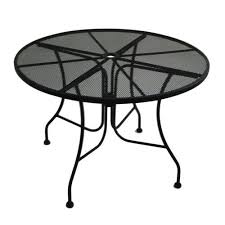 It has a rating of 4.6 with 153 reviews. Backyard Creations Wrought Iron Table At Menards Round Patio Table Round Dining Table Backyard Creations