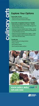 Edmonds Community College Culinary Arts Program Banner Ad Culinary Arts University Management Culinary