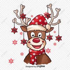 Christmas Deer Deer Clipart Elk Red Bell Png Transparent Clipart Image And Psd File For Free Download Christmas Deer Christmas Paintings Christmas Drawing