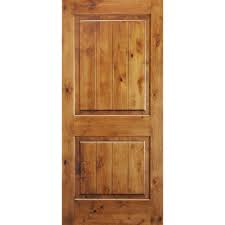 Manufactured in different types such as cherry, walnut, alder, oak and mahogany are customized to suit the architectural, functional and budget needs. Krosswood Doors 30 In X 80 In Knotty Alder 2 Panel Square Top With V Groove Solid Wood Core Interior Door Slab Ka 305v 26 68 138 The Home Depot
