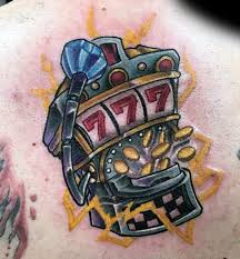 So, if you combine that with your 777 tattoos as pictured above, it will make for a very adorable design. 30 Slot Machine Tattoo Designs For Men Jackpot Ink Ideas
