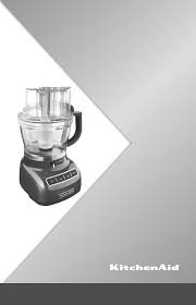 kitchenaid food processor kfp1330 user